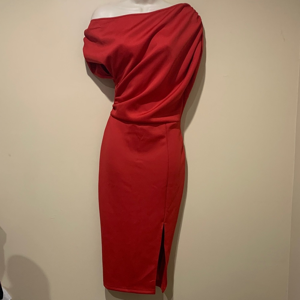 Unique one off shoulder dress